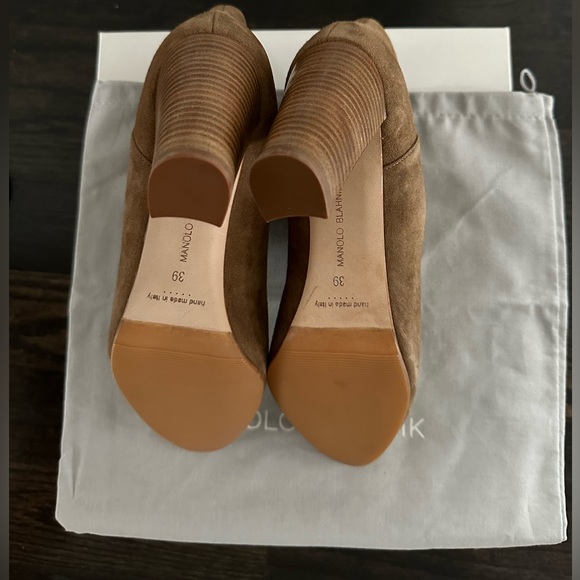 Manolo Blahnik Brusha Boots with Vibram sole protectors
